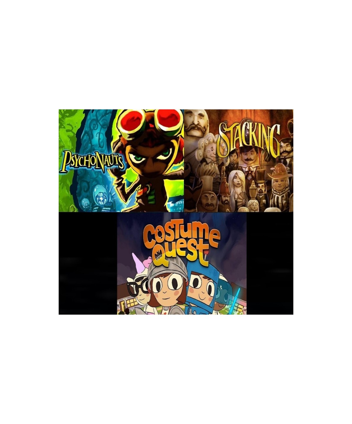 Psychonauts, Stacking, and Costume Quest Bundle Steam Key GLOBAL